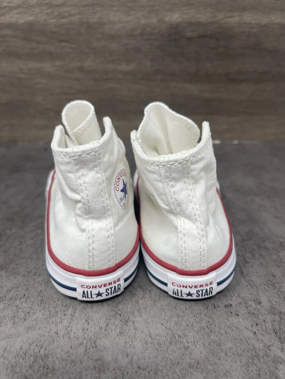 Converse Chuck Taylor All Star Size 7 Kids Toddler White Canvas Classic Sneaker